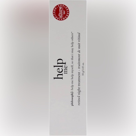 PHILOSOPHY HELP ME RETINOL NIGHT TREATMENT Full Size 1.05 Oz. NEW IN BOX!! - Picture 5 of 9